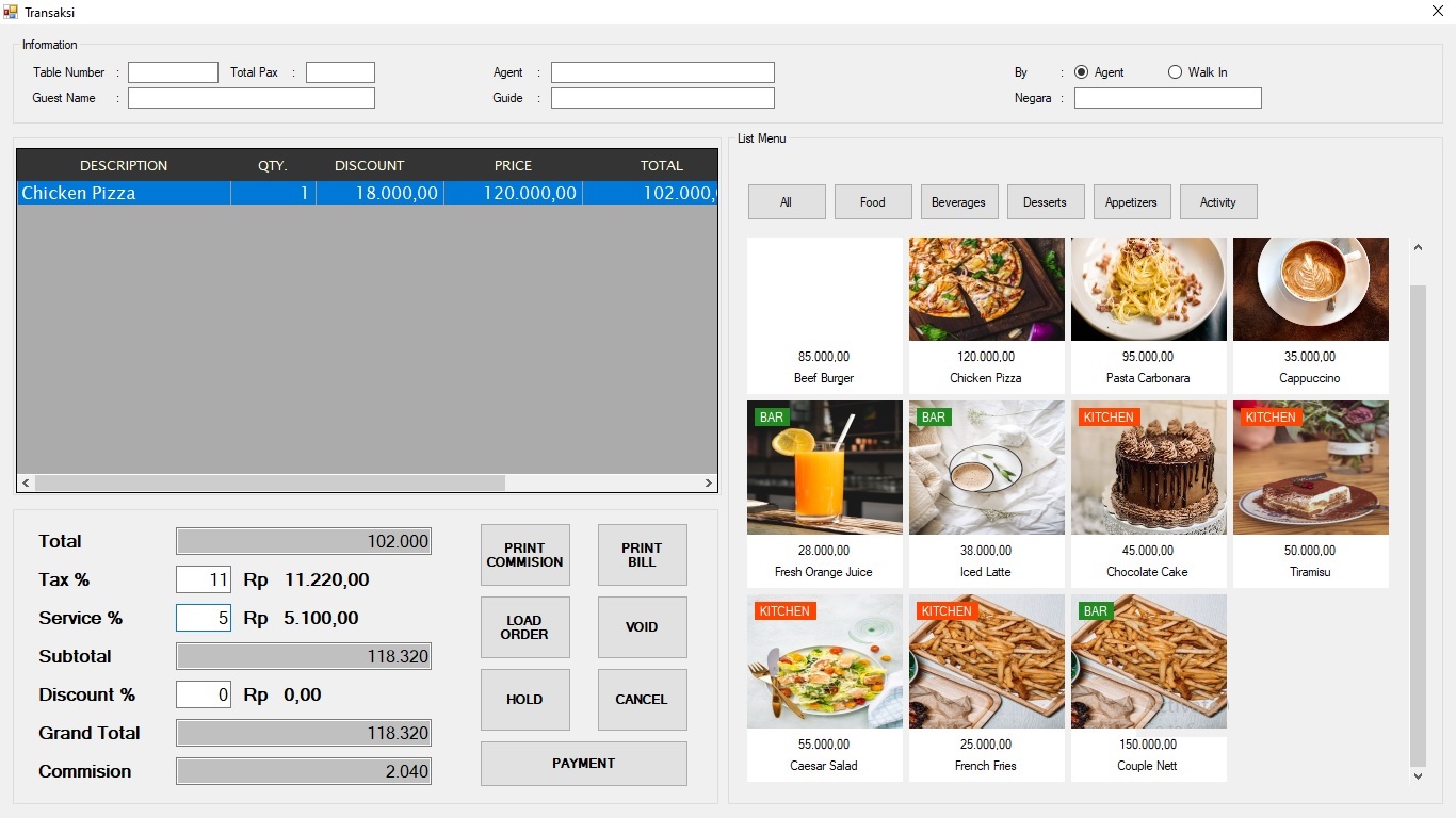 Aplikasi POS Resto